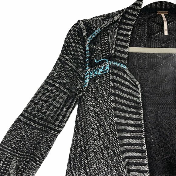 NEW Free People All Washed Out Cardigan Faded - Picture 3 of 10